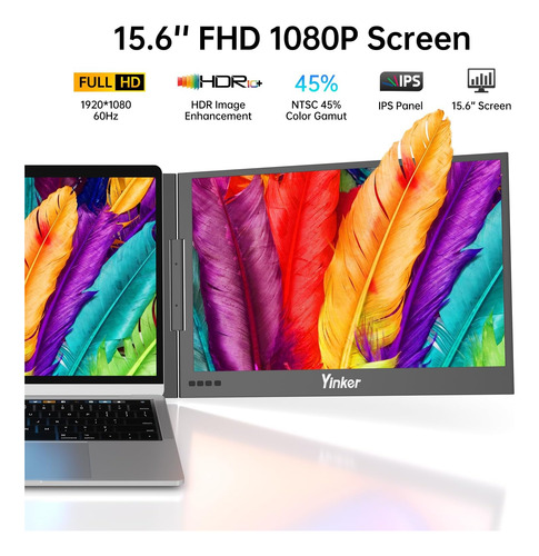 Extensor De Pantalla De La Computadora Portátil Yinker, Exte