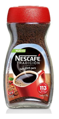 Imagen 1 de 10 de Nescafe Tradicion Clasico Cafe Instantaneo Libre De Gluten