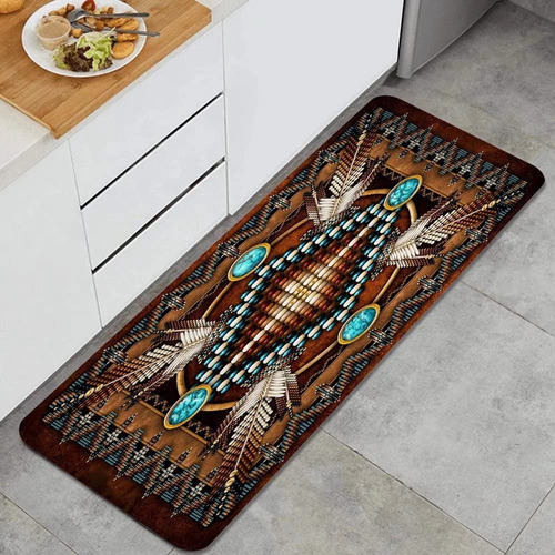 Alfombra Cocina Rustica Suroeste Tribal Indio Nativo Comoda