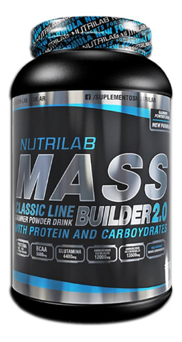 Mass Builder 1,6 Kg 2.0 - Nutrilab - Ganador De Peso