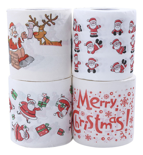 Servilleta De Papel En Rollo De Navidad En T, Papel De Color