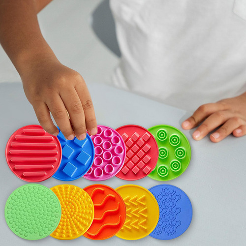 Juguete Sensorial De Silicona Con Alfombrilla Táctil Niños
