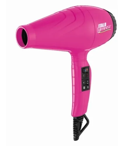 Secador Profesional Babyliss Italo Luminoso Rosado 2000w