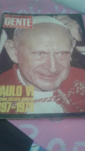 Revista Muerte Papa Paulo Vi 1978 Mario Ortiz Victor Sueiro 