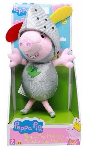 Peluche De George Caballero De Peppa Pig Con Sonido Planeta