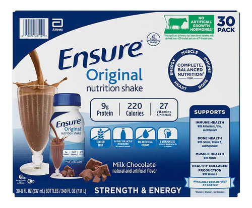 Ensure Americano Caja De 30 Botellas 237ml Importado!