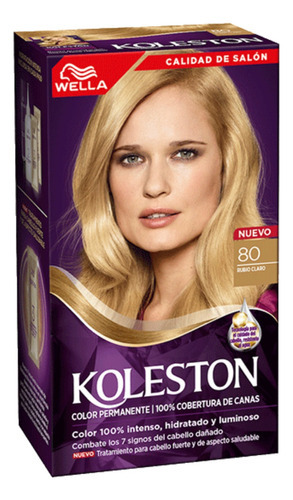  Tinte Wella Koleston 50ml - mL Tono 80 - Rubio Claro