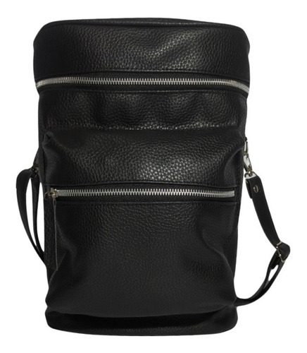 Bolso Matero Negro Cuero Ecológico