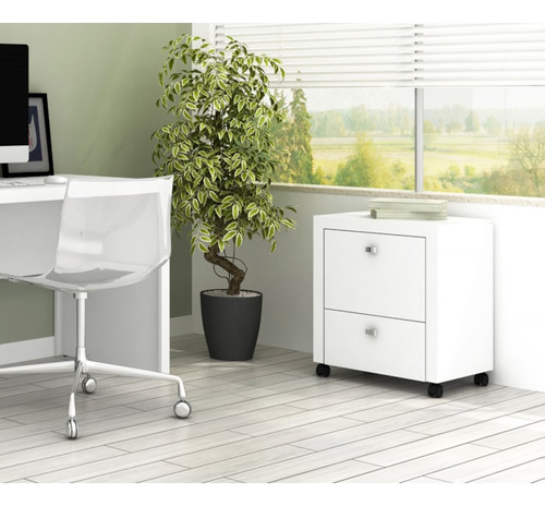 Gaveteiro Para Pasta Suspensa Me4112 Branco Tecno Mobili