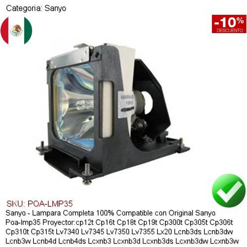 Lampara Compatible Sanyo Poa-lmp35 Cp12t/16t/18t/19t/300t