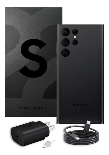 Samsung Galaxy S22 Ultra 512 Gb 12 Gb Ram Negro Con Caja Original  (Reacondicionado)