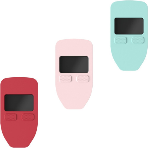 Trezor One Funda Silicona Hardware Wallet Azul Original