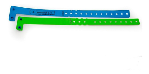 Imagen 3 de 9 de Pulseras Plásticas Identificación Evento Lisas X500un