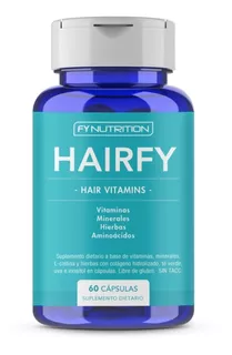 Hairfy - Vitaminas Anti Caída Cabello Pelo - Biotina X60