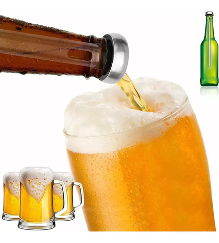 Enfriador De Botella De Cerveza Diseño Eficiente Para Mantener Tu Bebida Siempre Fría Acero Inox Alta Calidad Everest