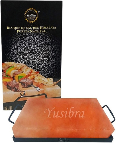 Tabla De Sal Del Himalaya Con Base De Metal