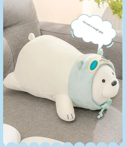 A Nuevo Cojín Con Figura De Oso De La Serie Bare Bear De
