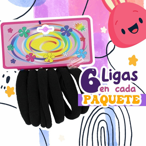 Imagen 4 de 10 de 72 Pcs Liga Para Cabello Donita Accesorio Elastica T202-0400