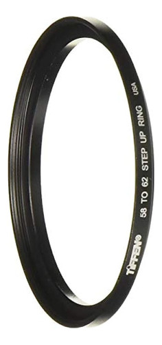 Tiffen 5862sur 58 A 62 Step Up Filter Ring (negro)