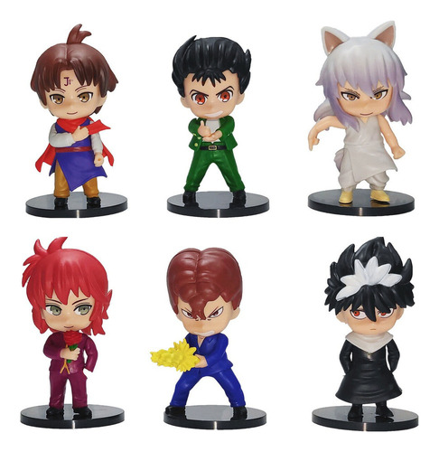 Yiyi 6 Peças De Boneco De Anime Yuyu Hakusho, Personagens,