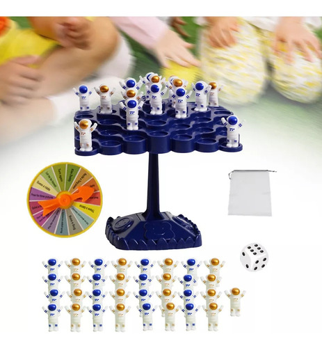 Conjunto De Astronautas Do Jogo De Tabuleiro Balance Tree