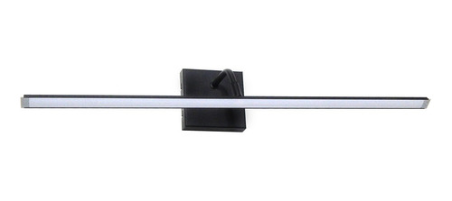 Imagen 3 de 10 de Aplique Pared Móvil Cuadra Interior Baños Luz Led 40cm