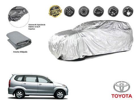 Funda Car Cover Afelpada Premium Toyota Avanza 1.5l 2011