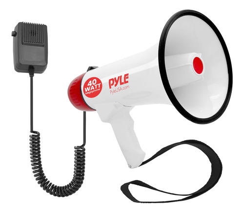 Pyle Megaphone Speaker Pa Bullhorn - Batería Recargable De S