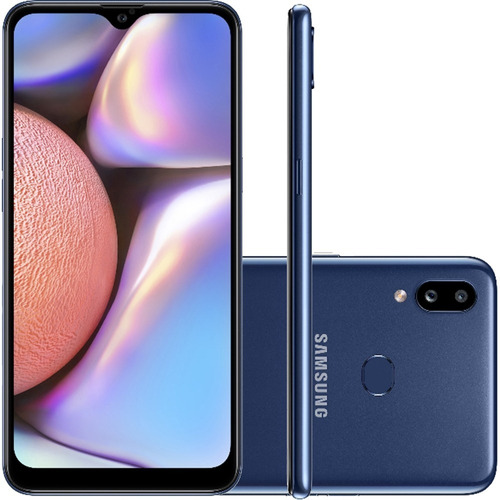 Smartphone Samsung Galaxy A10s Tela De 6.2 32gb 2gb Ram Azul