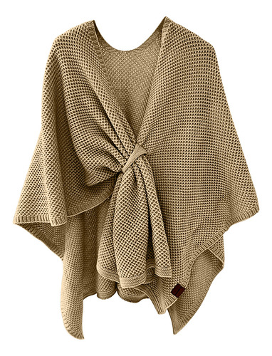 Topper Feminino Solid Out Feel Wrap De Alta Qualidade Tricot