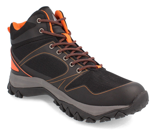 Botín Outdoor Hombre Weinbrenner Ural Mid Negro