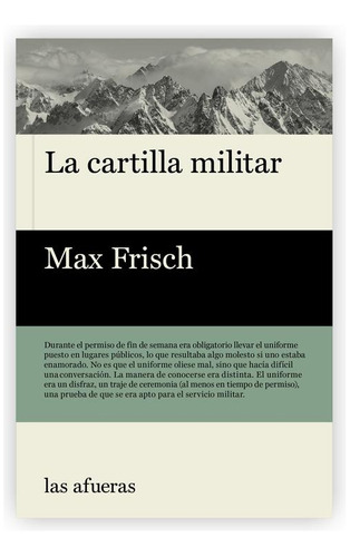 La Cartilla Militar - Max Frisch