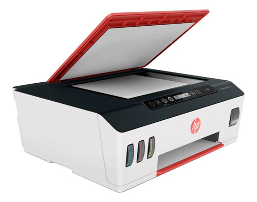 Impressora a cor multifuncional HP Smart Tank 514 com Wi-Fi 100V/240V branca, preta e vermelha