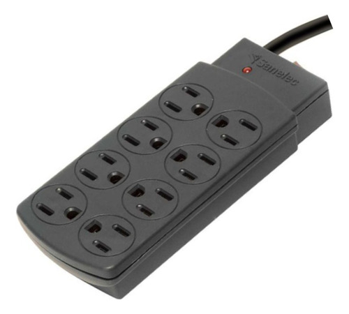 Multicontacto Con Supresor De Picos Con 8 Contactos