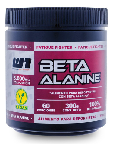 Beta Alanina Fatigue Fighter 300 Grs. Winkler Nutrition Sabor Natural