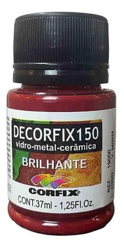 Tinta Decorfix 150 Brilhante 437 Vermelho Escarlate 37ml