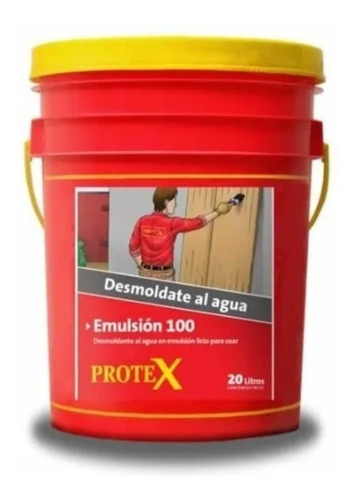 Emulsion 100 Desencofrante Desmoldante Base Acuosa X 20 Lts