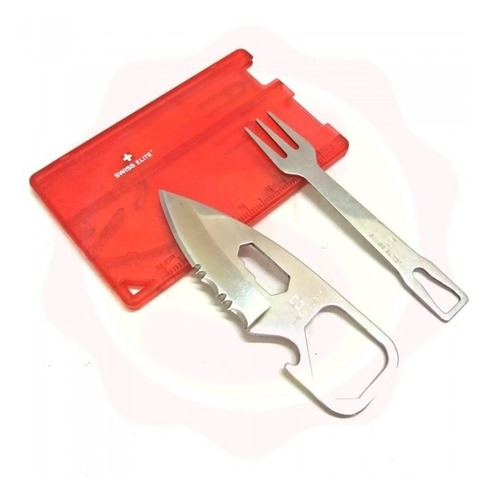 Set Tenedor Cuchillo De Supervivencia Multipropósito Bolsill