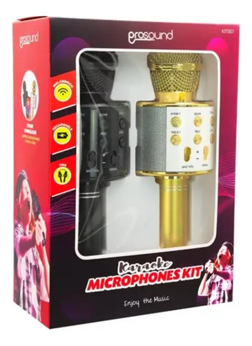 Set De Microfonos Karaoke Tws Prosound Fj