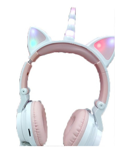 Audifonos Unicornio / Gato Inalámbrico Con Led