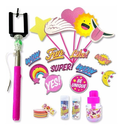 Set Soy Luna Con Palo De Selfie Stick T06833 Full