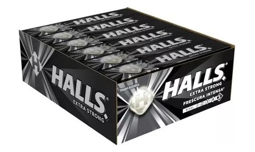 Caramelo Halls Sabor Extra Strong Caja De 12 Piezas 2 Pack