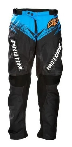 Pantalon Pro Tork Infantil Insane 5 T16 Az/ngr Moto Avenida