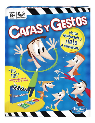 Caras Y Gestos - Juego De Mesa B0638 - Hasbro Gaming
