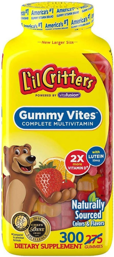 Vitaminas Americanas Para Niños Gummy Vites 300 Gomitas