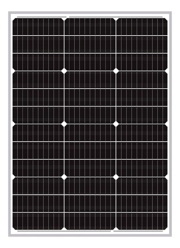 Newpowa Panel Solar Monocristalino De 75 W (vatios) De 12 V,