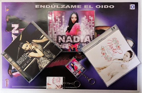 Cds Nadia Endulzame + Besame+ Mexic M.- Pack9-4cds C/regalos