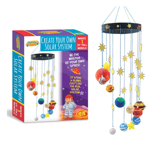 Kit De Sistema Solar 3d Colgante, 27 Con Planetas
