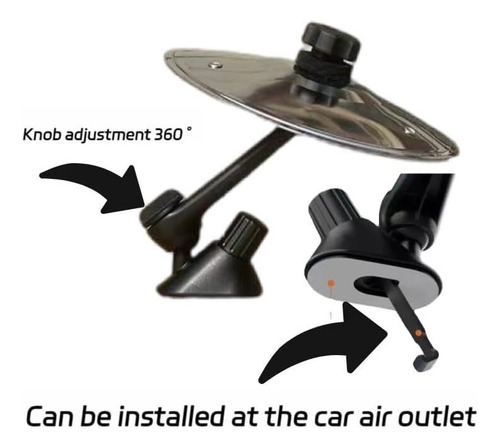 Crash Cymbal Car Air Vent, Easy Clip-on Mini Drum Veículos