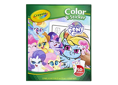 Páginas Para Colorear Y Pegatinas My Little Pony De Crayola